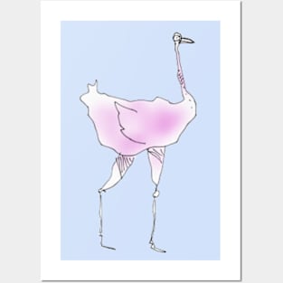 Ostrich Posters and Art